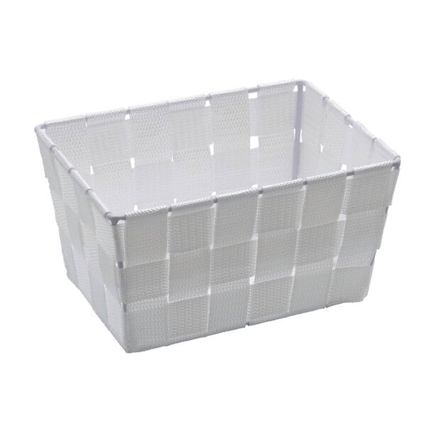 WENKO - Corbeille SDB Adria mini long blanc - large