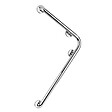 WENKO - Poignée de sécurité de salle de bain 90° Secura - Chrome - vignette