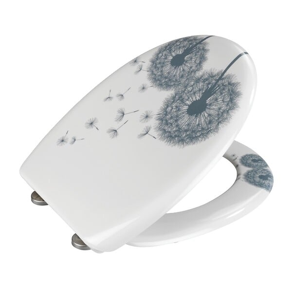 WENKO - Abattant toilettes Astera - Fix-Clip - Easy Close - Pissenlit - large