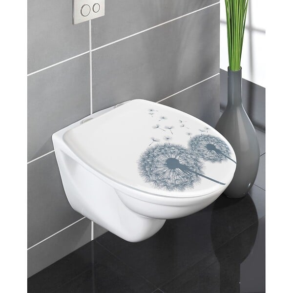 WENKO - Abattant toilettes Astera - Fix-Clip - Easy Close - Pissenlit - large