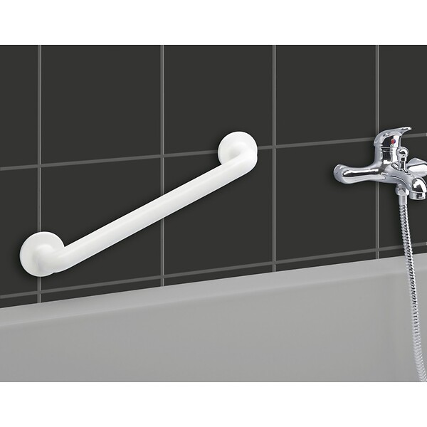 WENKO - Poignée murale de maintien Secura 43 cm blanc - large