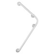 WENKO - Poignée de sécurité de salle de bain 90° Secura - Blanc - vignette