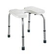 WENKO - Tabouret d'hygiène réglable - Blanc - vignette
