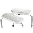 WENKO - Tabouret d'hygiène réglable - Blanc - vignette