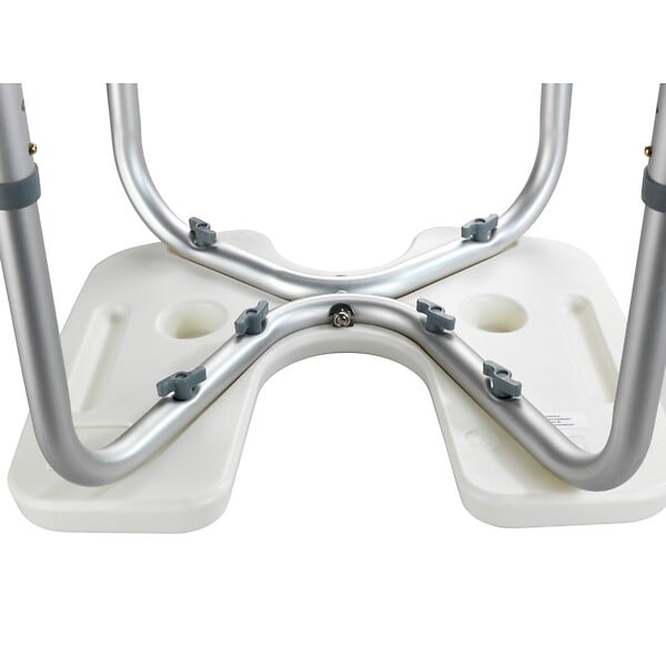 WENKO - Tabouret d'hygiène réglable - Blanc - large