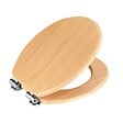 WENKO - Abattant toilettes - Fix-Clip - Easy Close - Hêtre naturel - vignette