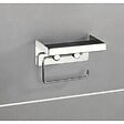 WENKO - Dérouleur papier WC inox 2 en 1 - vignette