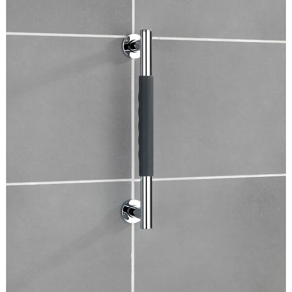 WENKO - Poignée de sécurité bain revêtement Secura - Acier inox - 40.5cm - large