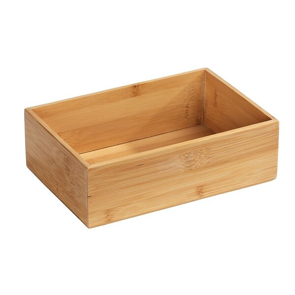 WENKO - Bac de rangement SDB L Terra, bambou - large
