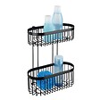 WENKO - Etagère 2 niveaux Classic Plus, noir - vignette