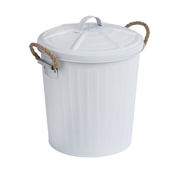WENKO - Poubelle Gara, blanc - large