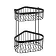 WENKO - Etagère deux niveaux Classic Plus noire - vignette
