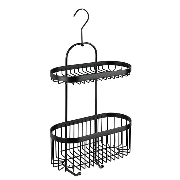 WENKO - Serviteur de douche 2p Classic Plus noir - large
