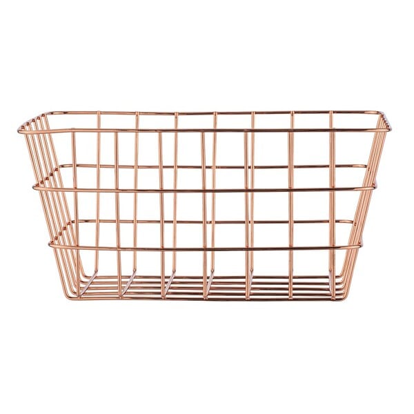 WENKO - Corbeille SDB Viana cuivre - large