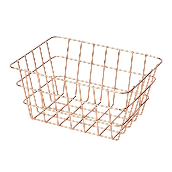 WENKO - Corbeille SDB Viana cuivre - large
