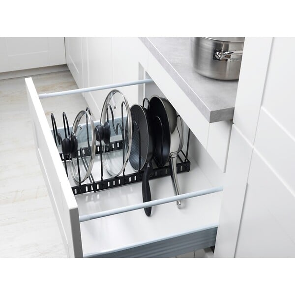 WENKO - Support de couvercles et casseroles extensible - large