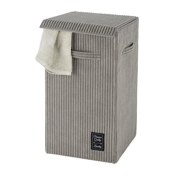 WENKO - Panier à linge Cora gris - large