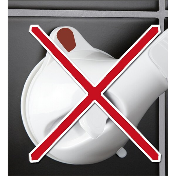 WENKO - Poignée Secura 43 cm blanc - large