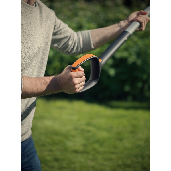 FISKARS - Bêche Xact - Acier au bore - Bord droit - L - large
