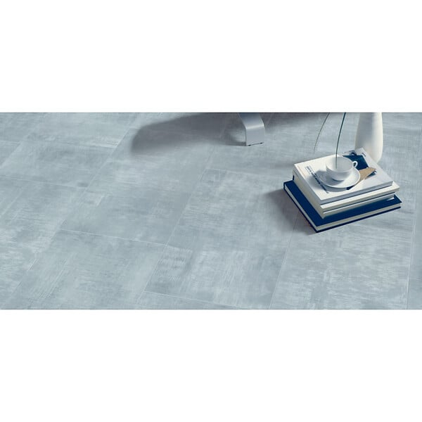 CERAM INDUSTRIE - Carrelage intérieur sol et mur gris effet béton l.30,8 x L.61,5 cm - large