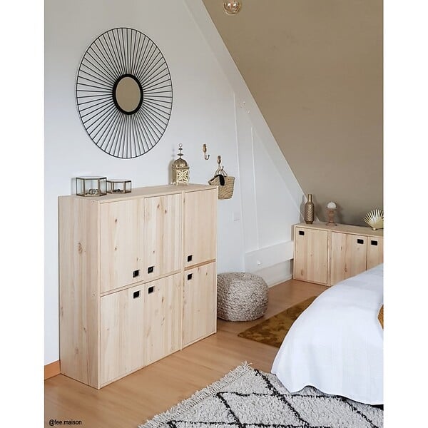 ASTIGARRAGA KIT LINE - Meuble vertical 2 portes Dinamic  - Pin massif - large