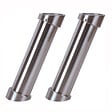 CENTRALE BRICO - Support De Snack Lux En Aluminium Finition Inox Brossé Lot De 2 - vignette