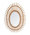 ATMOSPHERA - Miroir mural en Rotin 43 x 58 cm - vignette