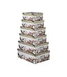 5 FIVE SIMPLY SMART - Lot de 6 Boîtes de rangement avec poignées et coins en métal - vignette