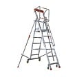 FIMM - Fimm - Plateforme De Magasinage En Aluminium Repliable Charge 150 Kg 4 Marches Haut. Travail 2830 Mm - vignette