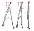 FIMM - Fimm - Plateforme De Magasinage En Aluminium Repliable Charge 150 Kg 9 Marches Haut. Travail 4230 Mm - vignette