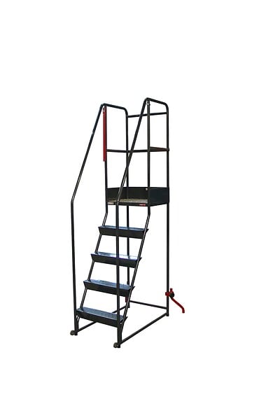 FIMM - Escabeau roulant étroit 5 marches 150 kg - FIMM - 830008730 - large