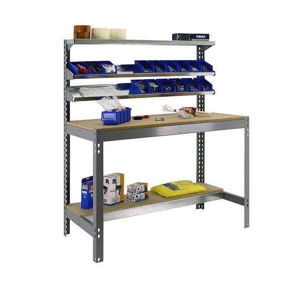 SIMON RACK - Simonrack - Etabli Gris 1440x900x600mm Charge 400kg -  Simonwork Bt1 900 - large