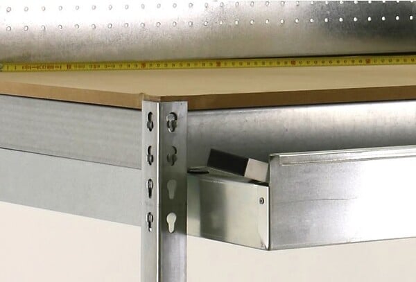SIMON RACK - Simonrack - Etabli Galvanisé 1445x910x610 Mm Charge 400 Kg/ Plateau - Simonwork Bt2 Box 900 Galva - large