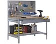 SIMON RACK - Simonrack - Etabli Galvanisé 1445x910x610 Mm Charge 400 Kg/ Plateau - Simonwork Bt2 Box 900 Galva - vignette