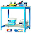 SIMON RACK - Simonrack - Kit Etabli 840x1500x750mm Charge 600kg - Bt-0 1500 Bleu/bois - vignette