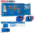 SIMON RACK - Simonrack - Armoire De Rangement Murale 675x1200x275mm Bleu - Cabinet Tools Pannel 1200 - vignette