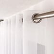 C MA DECO - Voilage avec 8 oeillets 140x240cm blanc - vignette