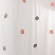 C MA DECO - Voilage pois brodé 8 oeillets 140x240cm gris rose - vignette