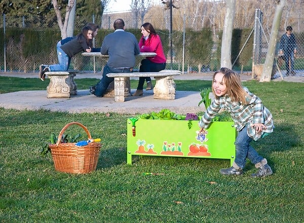 SIMON RACK - Simonrack - Potager Pour Enfants Vert 100l - Urbangarden Kid 400 Galva - large