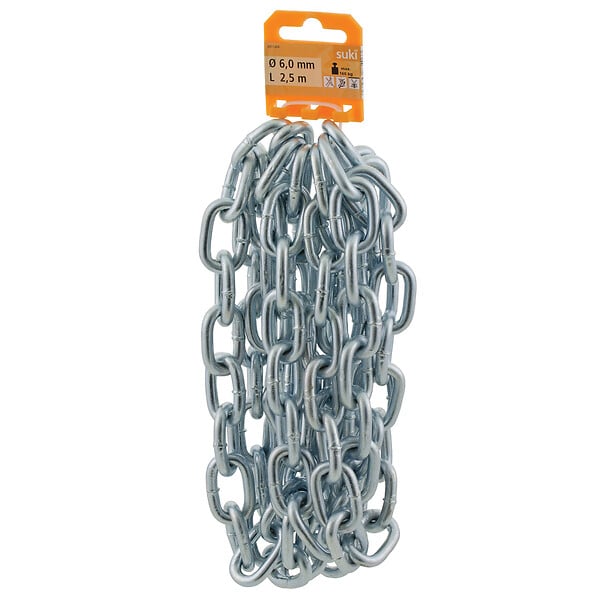 SUKI - Chaîne soudée maille courte 6mm x 2.5m - large