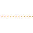 SUKI - Chaîne maille figaro en acier laitonné 2.0mmx2.5m - vignette