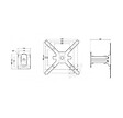 ERARD - support mural inclinable pour ecran de 30 à  55 - 043340 - vignette