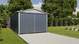YARDMASTER - Garage 1024A - Métal  - Anthracite et aluminium  - 20.31m2 - vignette