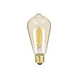 XANLITE - Lot de 2 ampoules Filament LED ST64 Edison ambrées, culot E27, puissance 9W, équivalent 60W, flux 806 lm, lumière blanc très chaud 1800 K, usage intérieur décoratif - vignette