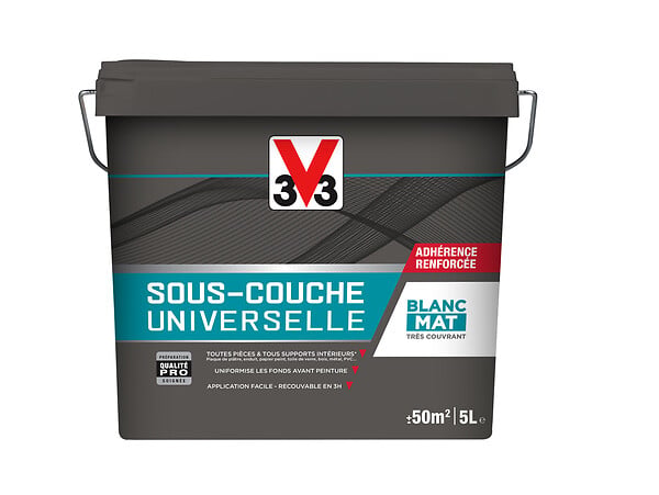 V33 PEINTURE - Sous-couche universelle blanc 5 L - large