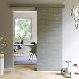 TECNOPROFILS - Kit porte coulissante en applique Gris blanchi - 204x83cm - vignette