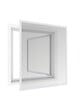 WINDHAGER - Kit moustiquaire pour fenêtre - cadre fixe - Blanc - 130x150cm - vignette