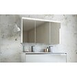 BADENHAUS - Armoire de toilette BADEN HAUS Miroir à LED 120x67cm 3 portes - vignette