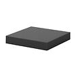 DECOSYSTEM - Etagère avec fixation gris glossy 23 cm - vignette