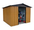 YARDMASTER - Abri de jardin 1013WGY - Métal - Marron - 10.76m2 - vignette